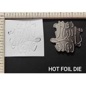 JUST LOVE-HOT FOIL DIE