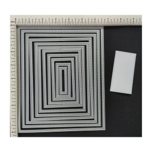 DASH EDGE RECTANGULAR NESTED