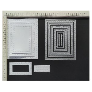 DOT EDGED RECTANGULAR