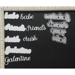 BABE.FRIENDS.CRUSH WORDS