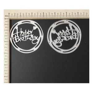 HAPPY BIRTHDAY CIRCULAR FRAME