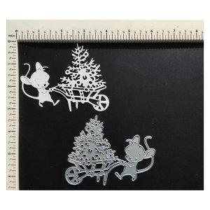 MOUSE WITH CHRISTMAS TREE