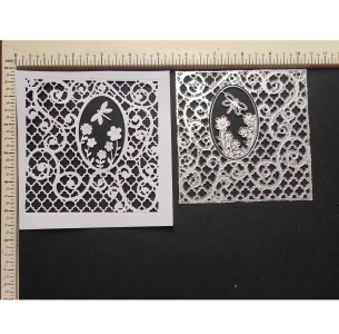LACE BACKGROUND FRAME