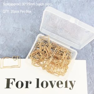 PAPER CLIP- BOOK ROSE GOLD