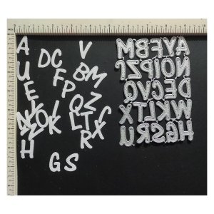 STICHED CAPITAL LETTER ALPHABETS