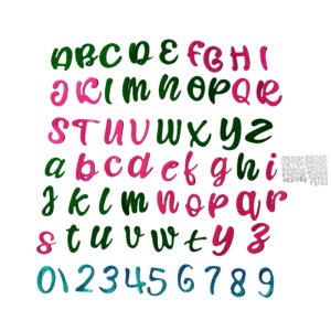 ALPHABETS WITH NUMBERS