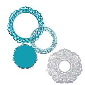 LACE CIRCULAR DOILY NESTED