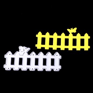 FENCE WITH SMALL BUTTERFLY