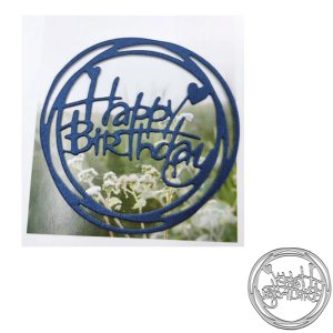 HAPPY BIRTHDAY CIRCULAR FRAME