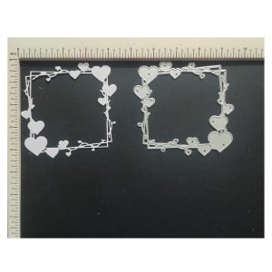 HEART THEME SQUARE FRMAE