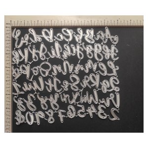 CURSIVE CAPITAL AND SMALL ALPHABETS