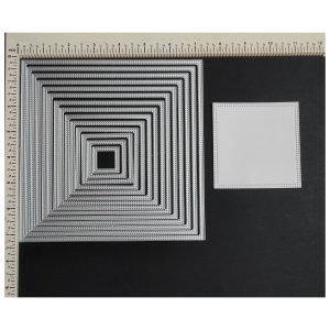 DOUBLE STITCH SQUARE NESTED
