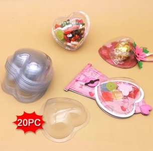 20 PC HEART DOME