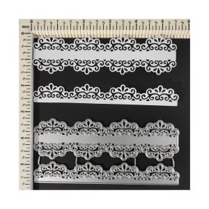 2PC LACE EDGE VINTAGE BORDER DIES