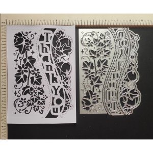 THANK YOU FLORAL BORDER