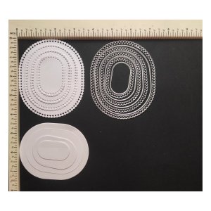 EDGE DESINGED OVAL NESTED