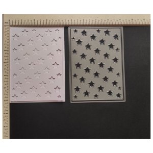STAR BACKGROUND FRAME WITH SHADOW DIE