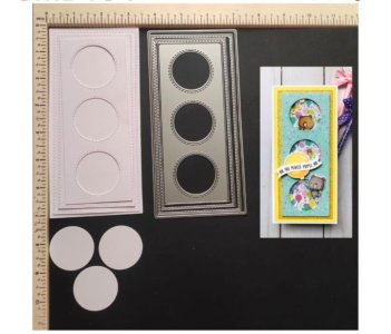 SLIMLINE WITH 3 CIRCLE CENTRE LAYER