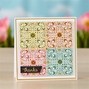 SQUARE DESIGNED LAYERED FRAME