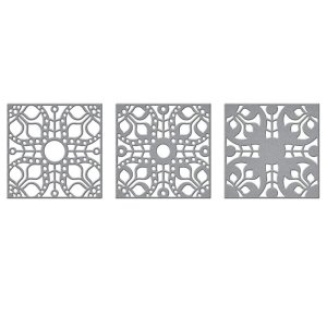 SQUARE DESIGNED LAYERED FRAME