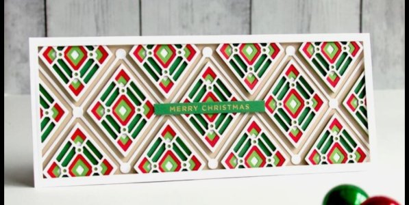 DIMOND SHAPES BACKGROUND PATTERN LAYERED