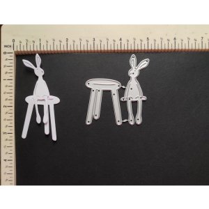 BUNNY AND STOOL