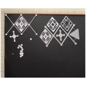 DIMOND SHAPES BACKGROUND PATTERN LAYERED