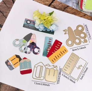 COMBO OF SCALE, PENCIL AND SCESSIOR