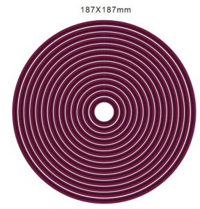 DOUBLE STITCH CIRCLE NESTED