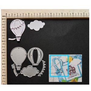 HOT AIR BALLOON AND CLOUD