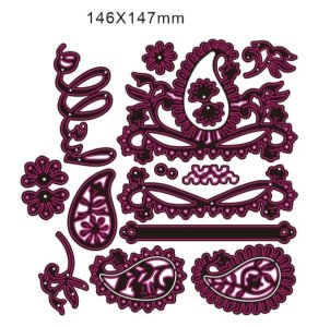 FLOWER-MIRROR OF OLD DESIGN