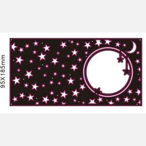 STAR BACKGROUND FOR BABY THEME ENVELOPE
