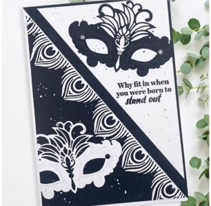 PEACOCK FEATHER BORDER