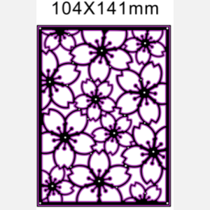 FLORAL BACKGROUND FRAME