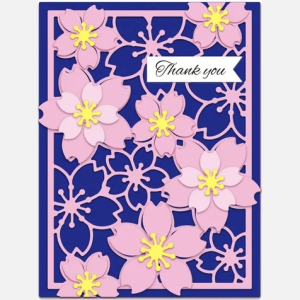 FLORAL BACKGROUND FRAME