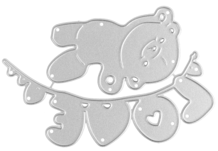 TEADY BEAR AND LOVE BANNER