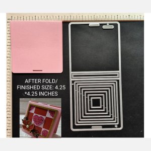 SQUARE BOX/DRAWER COVER  OR  MINI SCRAPBOOK COVER