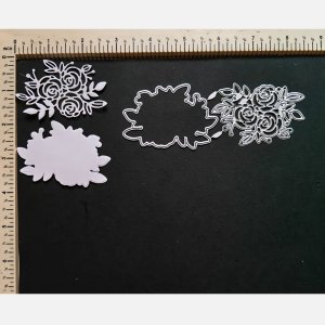 ROSE FLOWERS WITH SHADOW