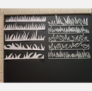 5 SET OF GRASS DIES