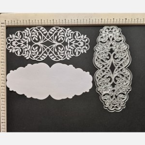 LEAF PATTERN BACKGROUND FRAME