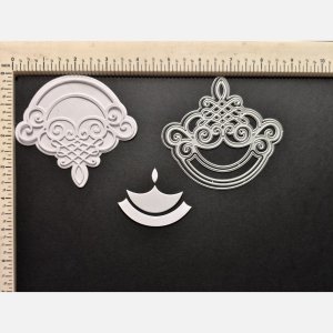 BACKGROUND DESIGN/ PURSE HANDLE WITH SHADOW