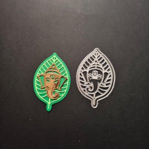 SHREE GANESH IN LEAF