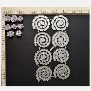 QUILLING FLOWERS-SET OF 8