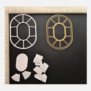 OVAL SHAKER FRAME