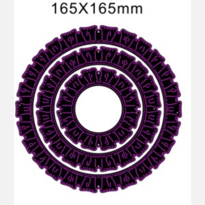EDGE DESIGNED CIRCLE NESTED